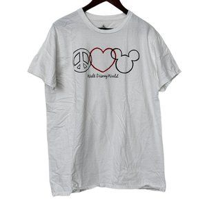 XL Walt Disney World Peace Love Mickey T-Shirt